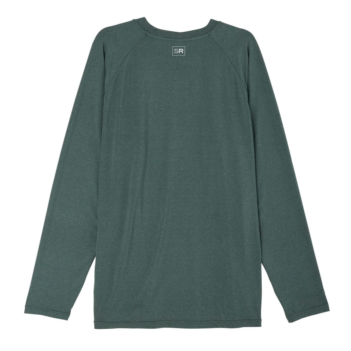 Мужская футболка Snapper Rock Kiwi Green LS Outbound, цвет: Зелёный — фото 3