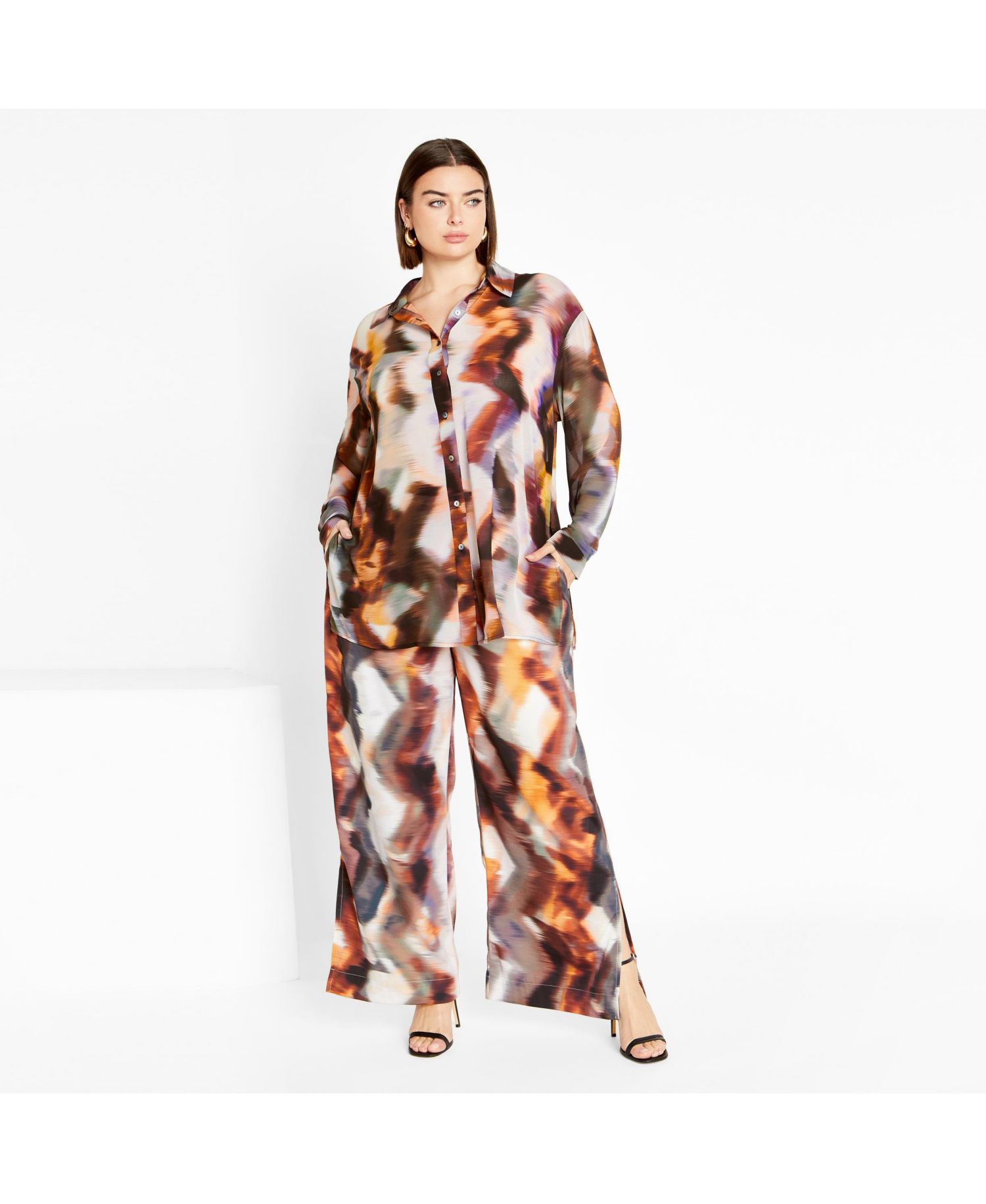 Plus Size Miranda Print Pant
