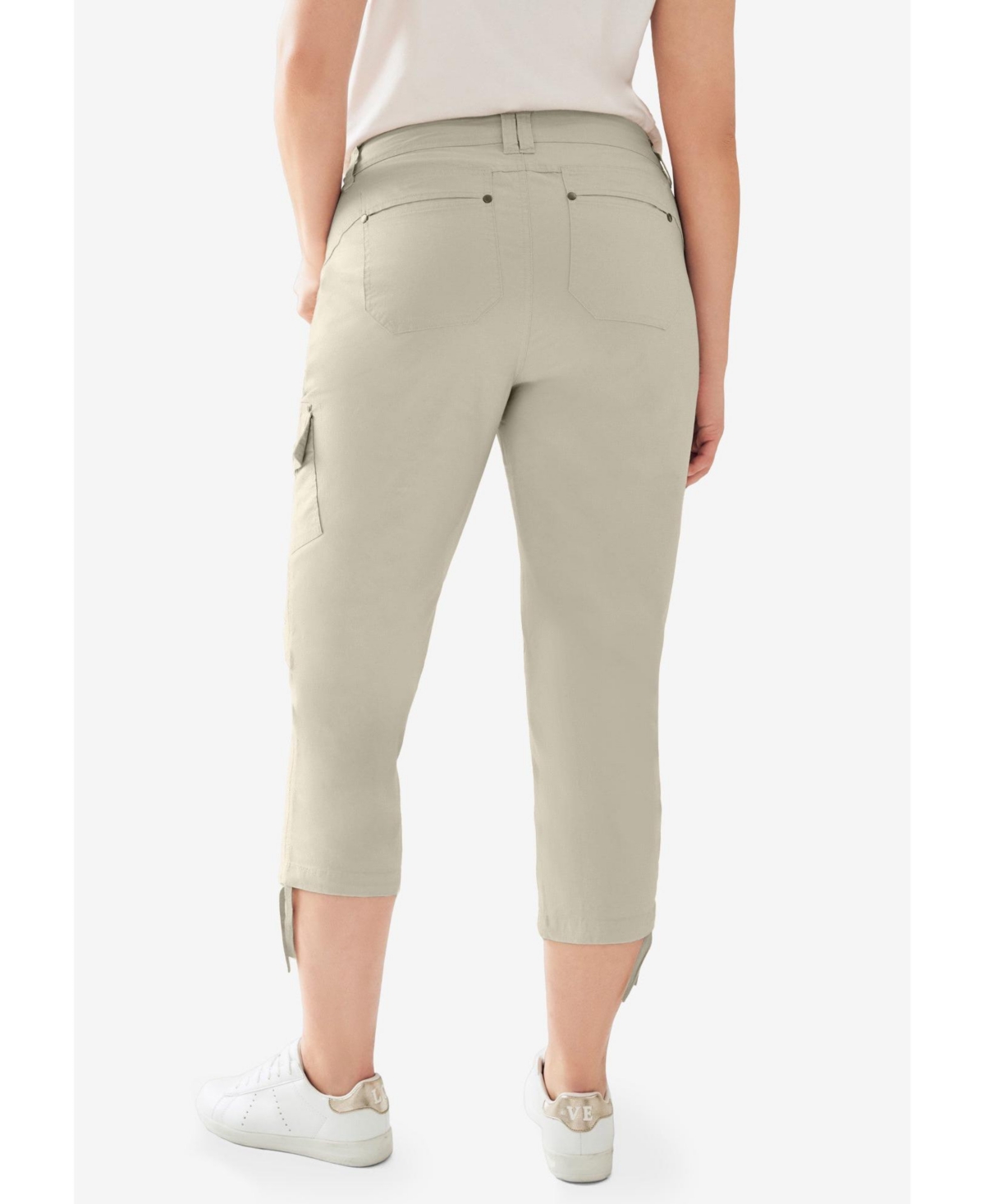 ellos Women's Stretch Cargo Capris
