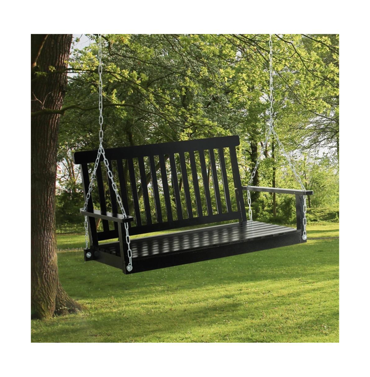 Slickblue 1 Pc Outdoor Patio Swing with Soft Cushions for Relaxation