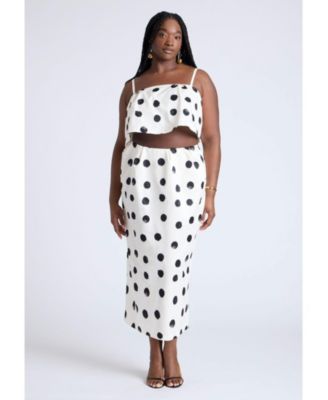 Women's Printed Column Skirt