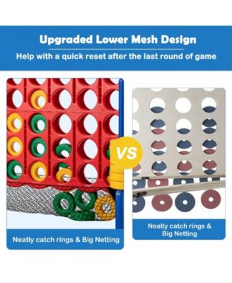 4-to-Score Giant Game Set with Net Storage-Blue