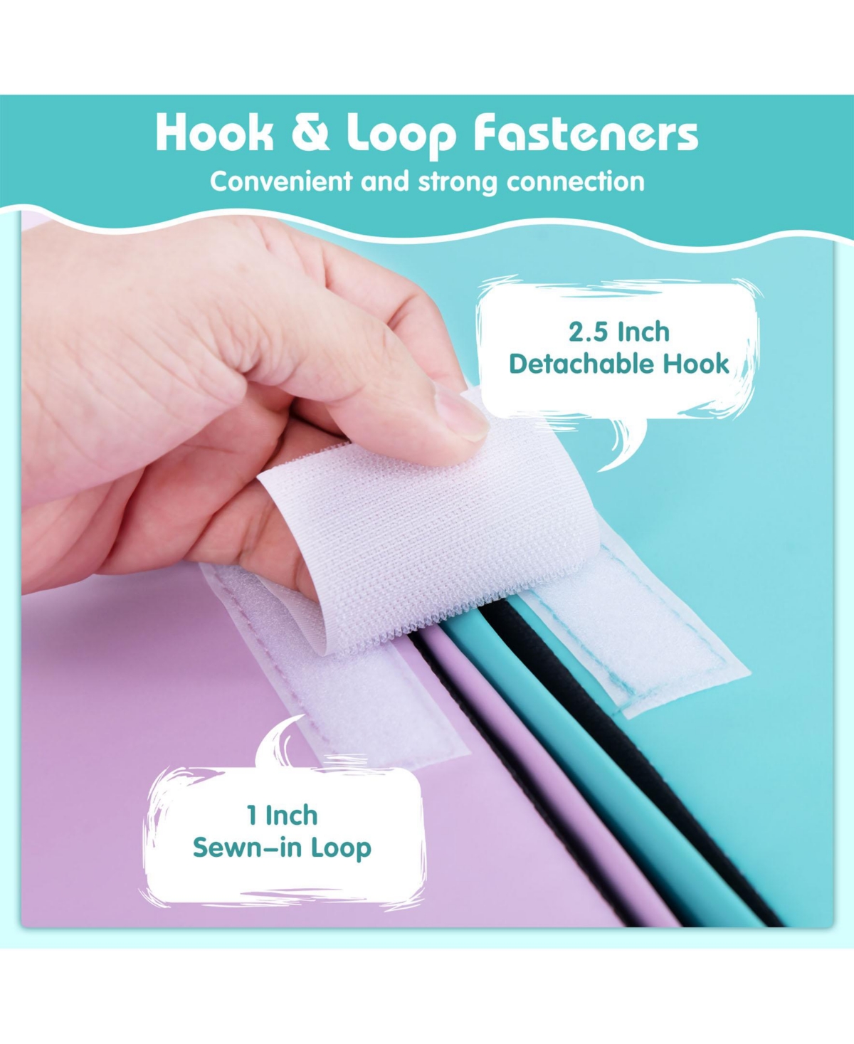 Sugift 2-Piece Step and Slide Climber for Infants and Toddlers Baby Soft Play Set Foam Blocks-Blue