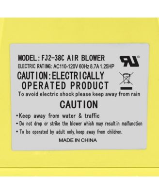 950 W 1.25 HP Air Blower Pump Fan for Inflatable Bounce House