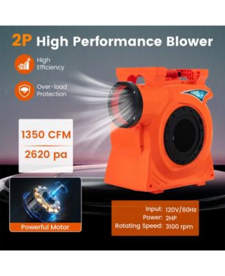 1500W 2 HP Commercial Air Blower for Giant Outdoor Inflatable Bounce House