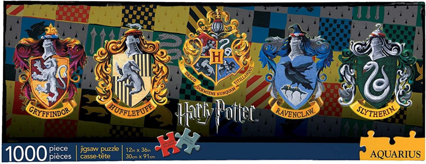 Пазл NMR Distribution Harry Potter Crests Slim, 1000 деталей, от 14 лет — фото 1