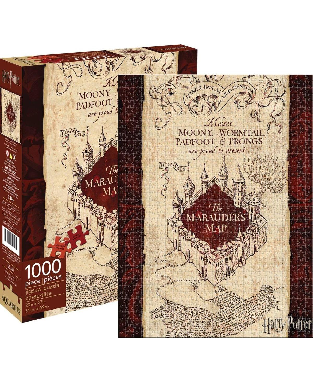 Harry Potter Marauders Map 1000-Piece Jigsaw Puzzle