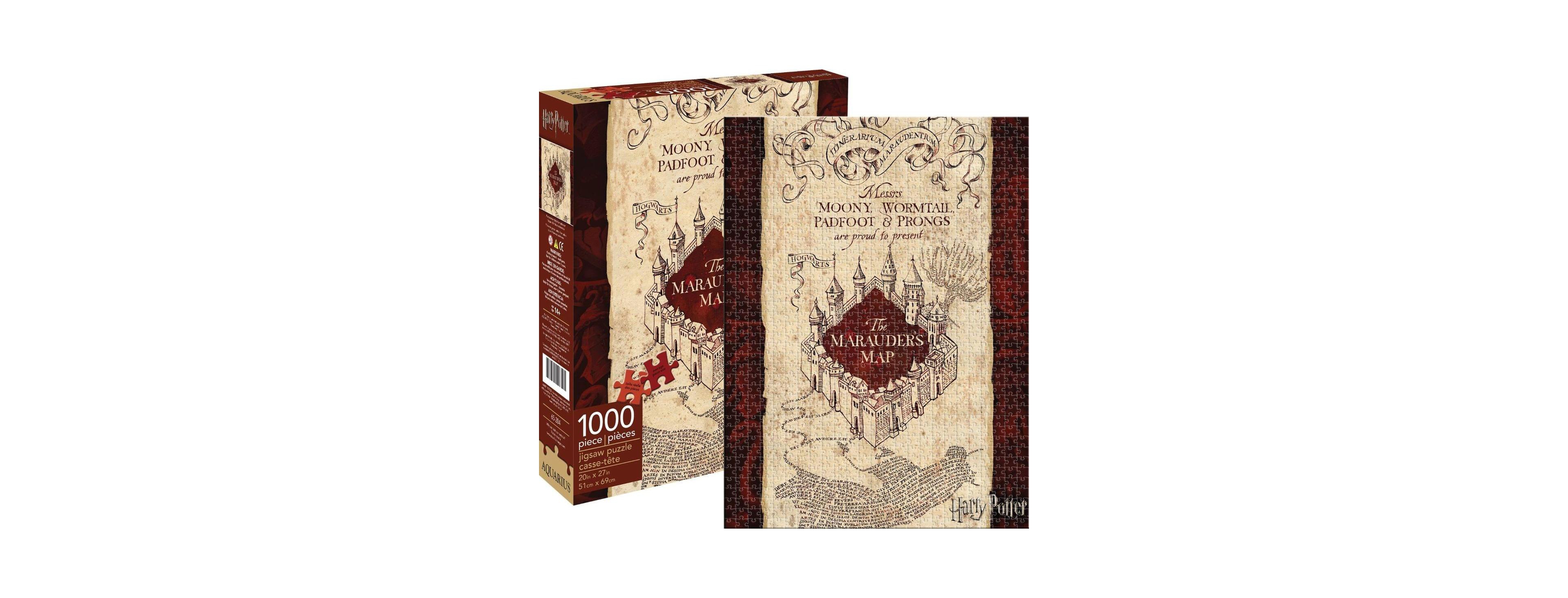 Harry Potter Marauders Map 1000-Piece Jigsaw Puzzle