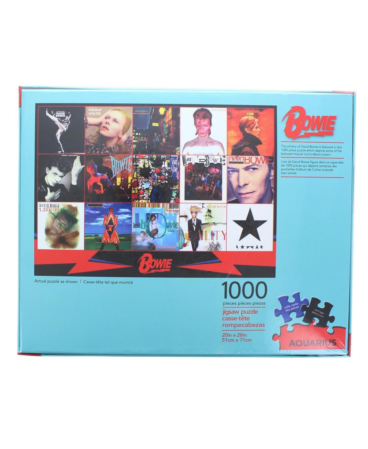 Nmr Distribution David Bowie Albums 1000 Piece Jigsaw Puzzle