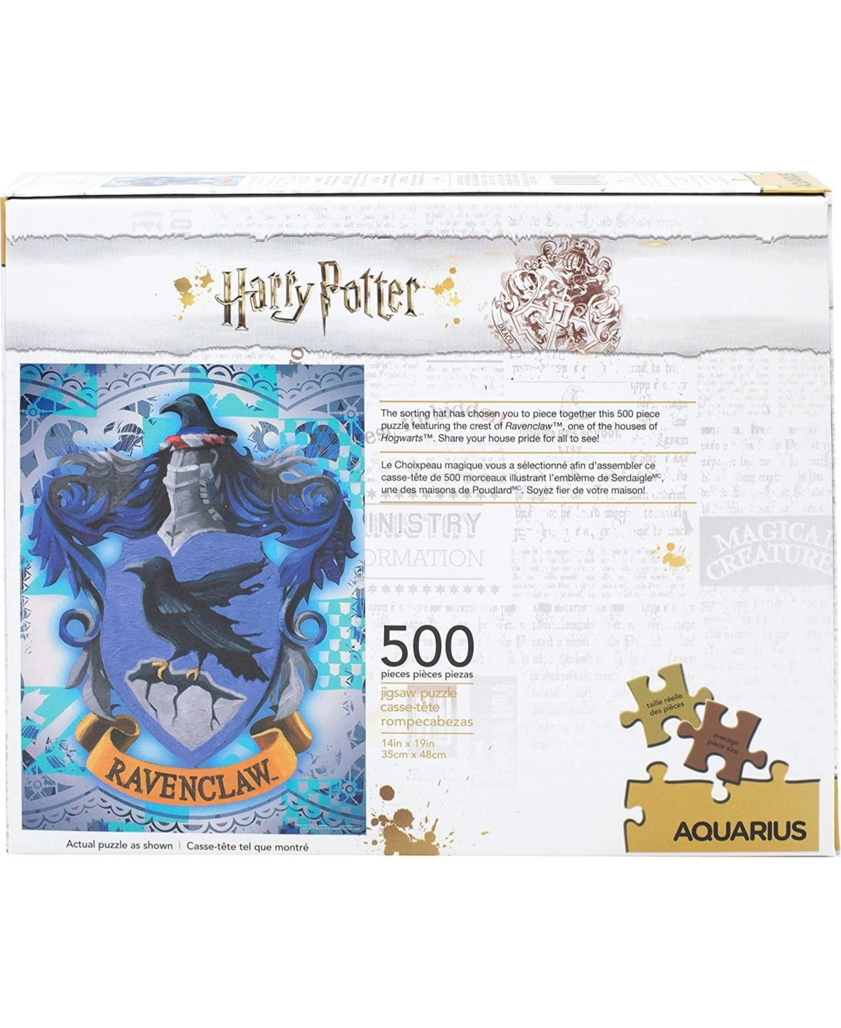 Nmr Distribution Harry Potter Ravenclaw Logo 500 Piece Jigsaw Puzzle