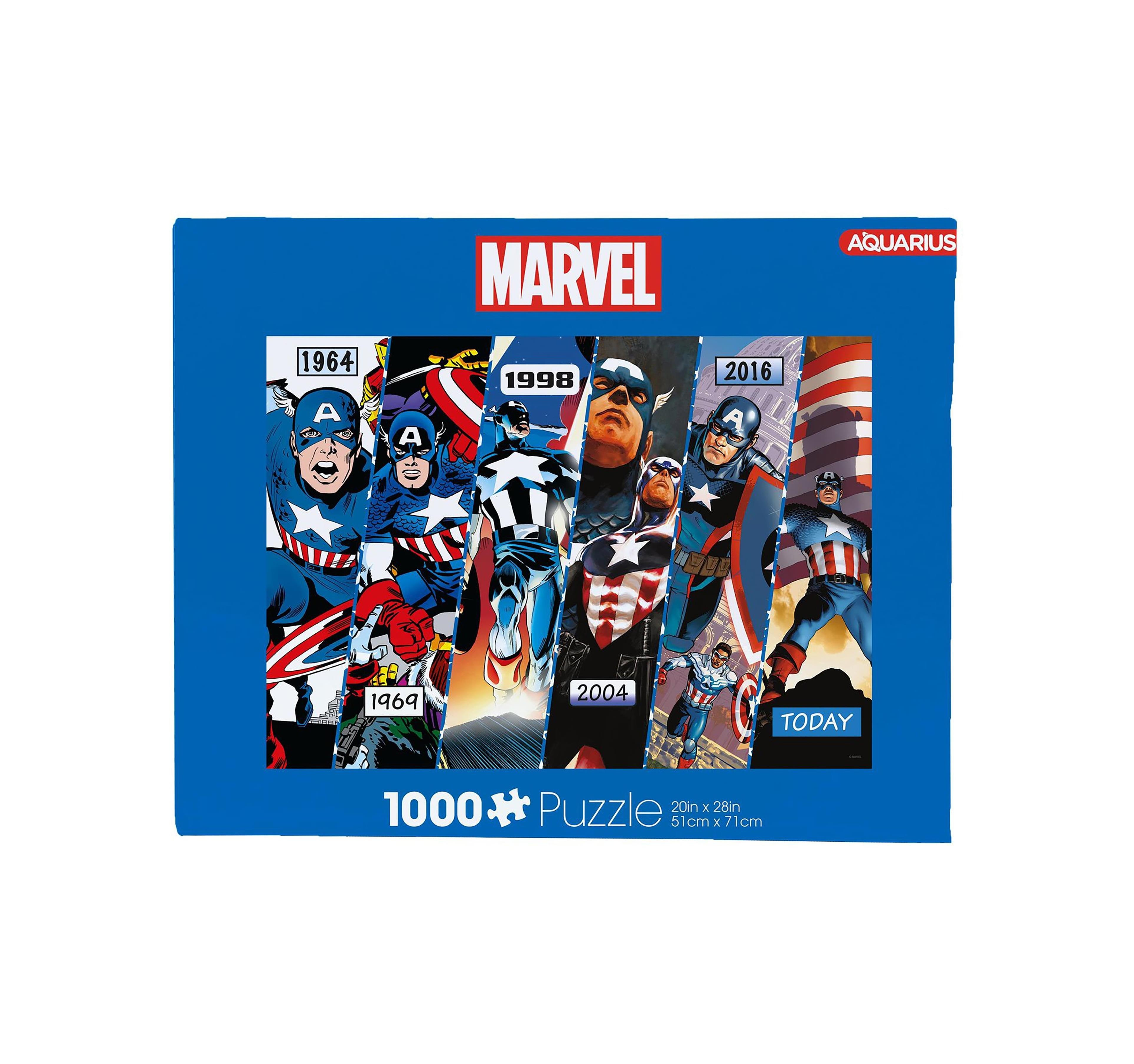 Nmr Distribution Marvel Captain America Timeline 1000 Piece Jigsaw Puzzle
