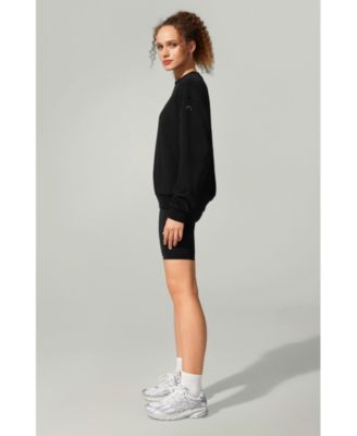 Women's SILKERRY Oversized Porchlight Balance Crew Pullover Sweatshirt