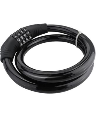 Bike Lock with 4-Digit Adjustable Combination Cable , 2Ft x 1/2 Inch