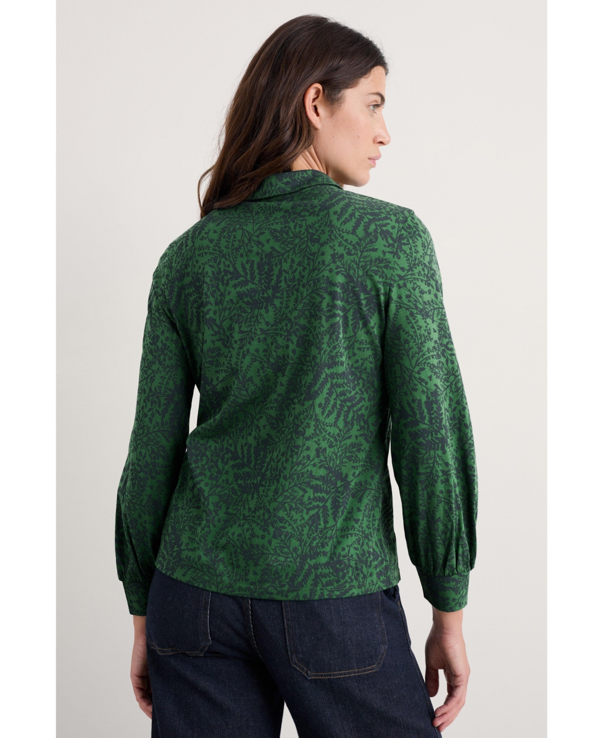 Seasalt Cornwall Women's Misty Sky Long Sleeve Shirt