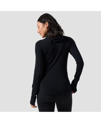 Women's Cedars RWS Merino Lt-Wt Baselayer Balaclava Top Lightweight Long Underwear Tops