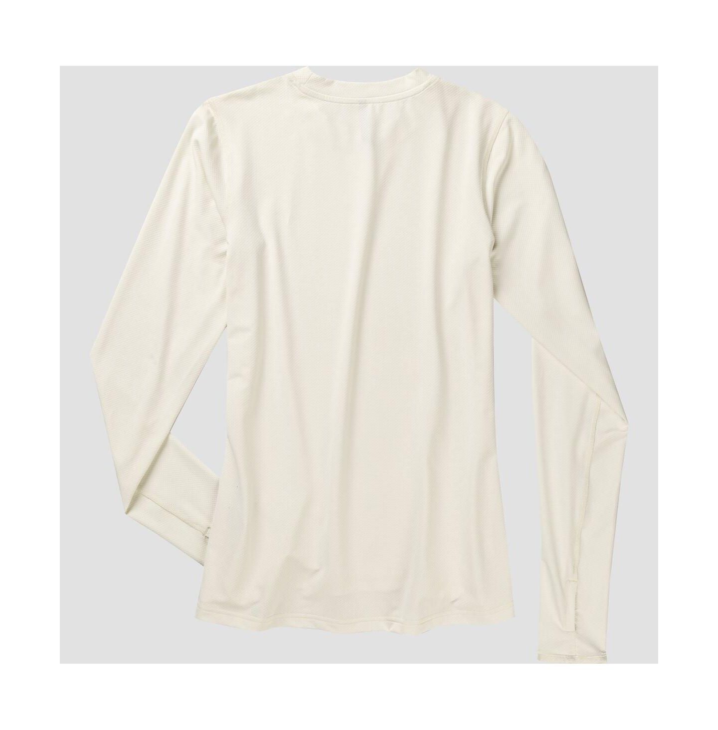 Женский топ Backcountry Tahoe Sun Crew Long Sleeve Performance, цвет: Egret — фото 3