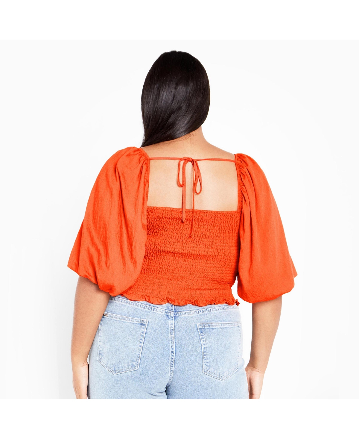 City Chic Women's Poppie Print Top