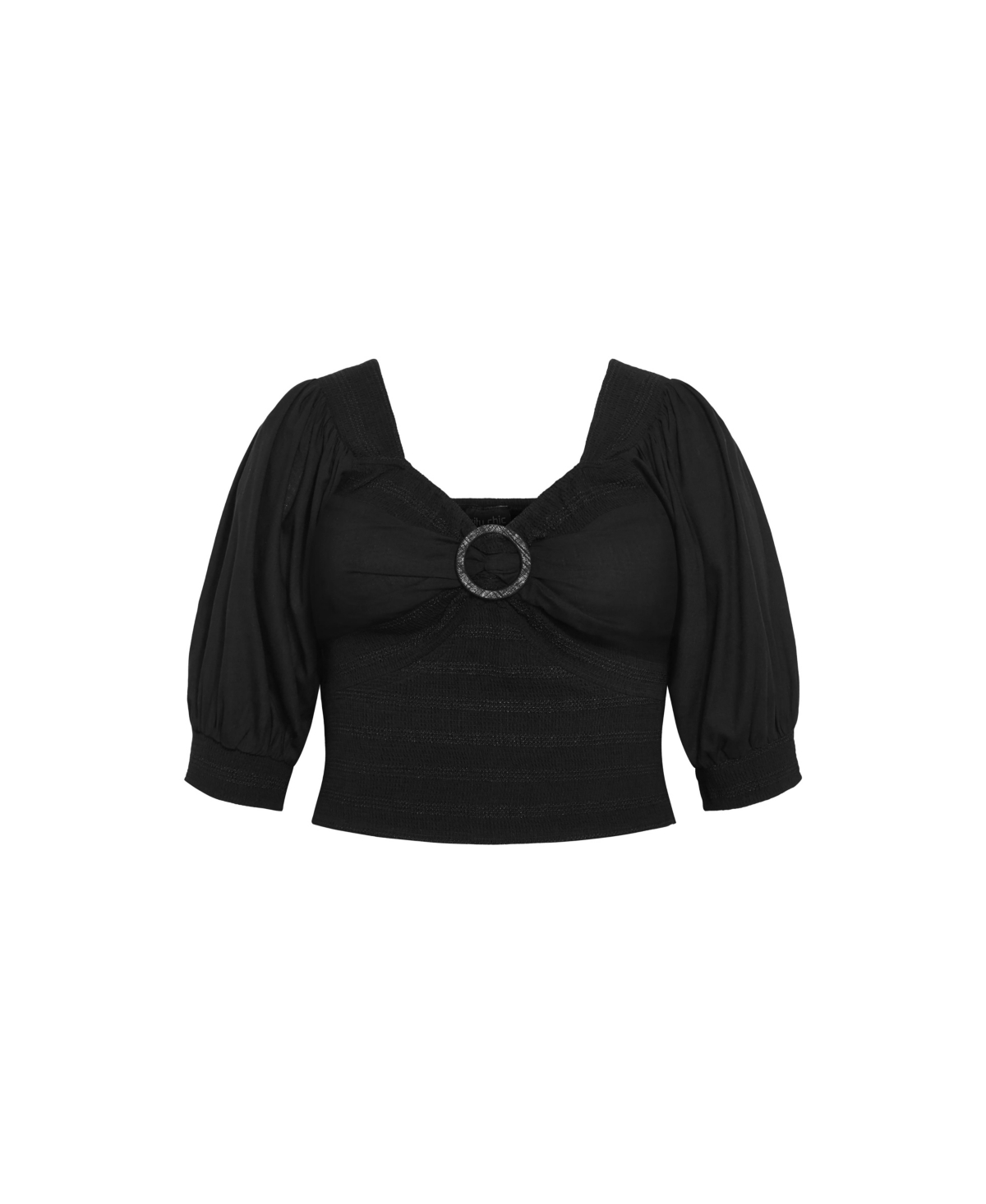 City Chic Women's Flora Plain Top