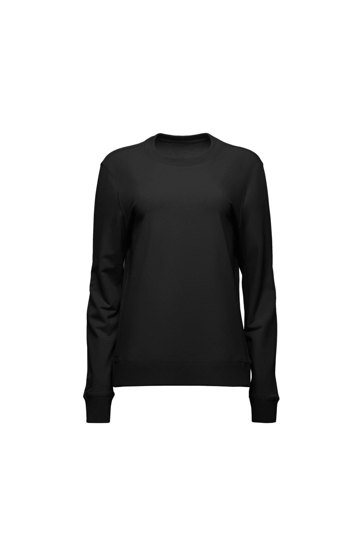 Женский свитшот Ocio SoftCore Classic Crewneck, цвет: Чёрный — фото 9