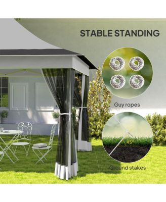 12 x 12 ft. Pop Up Canopy Tent, Inst Shelter,