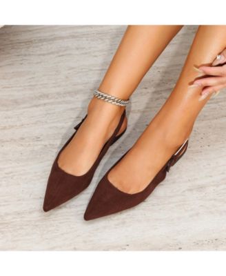 Caitriona Faux Suede Flats