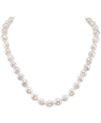 Macy's - Baroque Pearl Necklace (9-10mm) in Sterling Silver