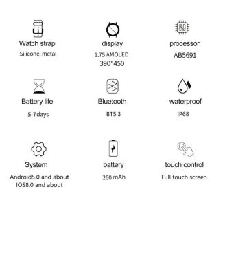 Women's 1.75" Smart Watch with Bluetooth Calling and Health Monitoring