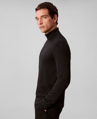 Men's Merino Wool Blend Turtleneck Sweater