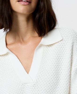 Women's Collared Pull-On Sweater