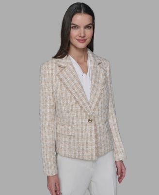 KARL LAGERFELD PARIS - Women's Single Button Jacket