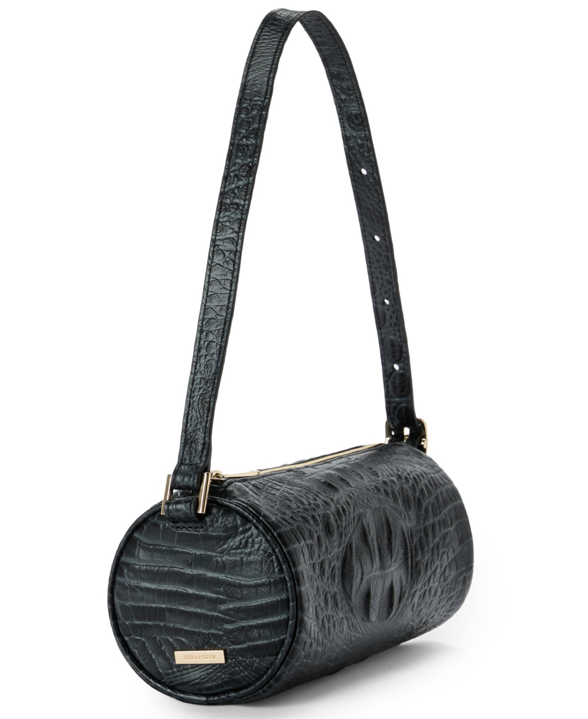 Brahmin Billie Barrel Shoulder Bag In Black