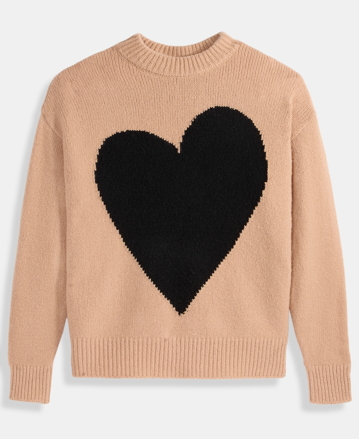On 34th Women's Crewneck Heart Sweater, Macy's Exclusive