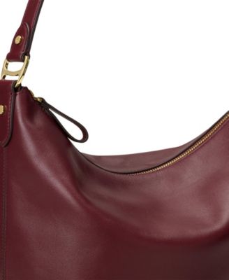 Large Smooth Leather Tasha Bucket Bag