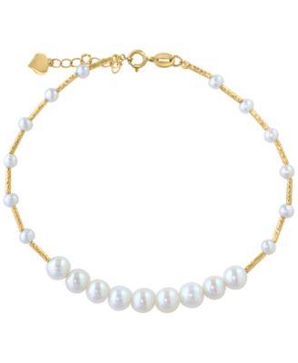 EFFY Collection - Freshwater Pearl Bracelet (3-5mm) in 14K Yellow Gold