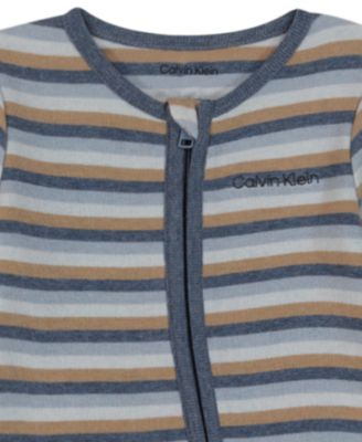 Baby Boys' Zip-Front Footed Coverall
