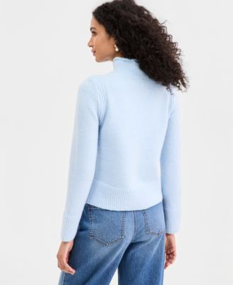 Women's Roll Mock-Neck Sweater, Macy's Exclusive