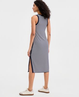 Women's Ribbed Knit Midi Dress, Exclusively at Macy's
