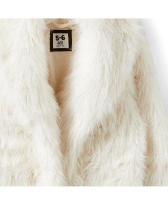 Girls Little/Big Zoe Faux Fur Jacket