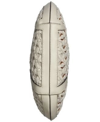 Baldwin Woven Grommet Shoulder Bag