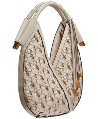 Baldwin Woven Grommet Crossbody Bag