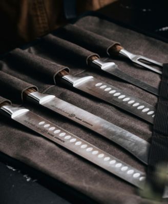 Zebra Wood 6-Pc. BBQ Knife Set