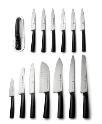 Carbon 6, 15-Pc. Knife Block Set