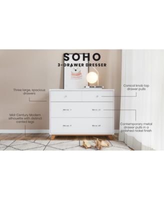 Soho 3-Drawer Dresser