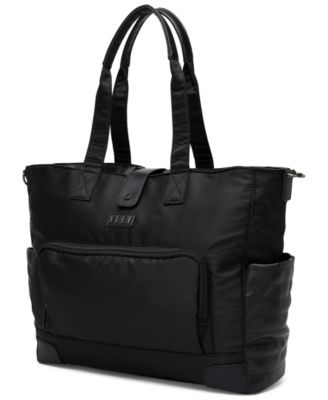 Voyage 14.5" Twill and Faux Leather Weekender Tote Bag