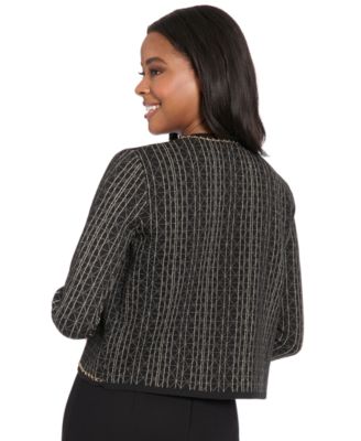 Women's Gold Chain Cardigan Sweater