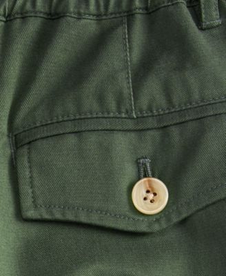 Women's Pleated Barrel-Leg Ankle Pants