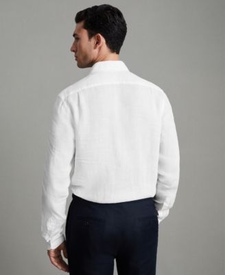 Men's Linen Button-Through Shirt