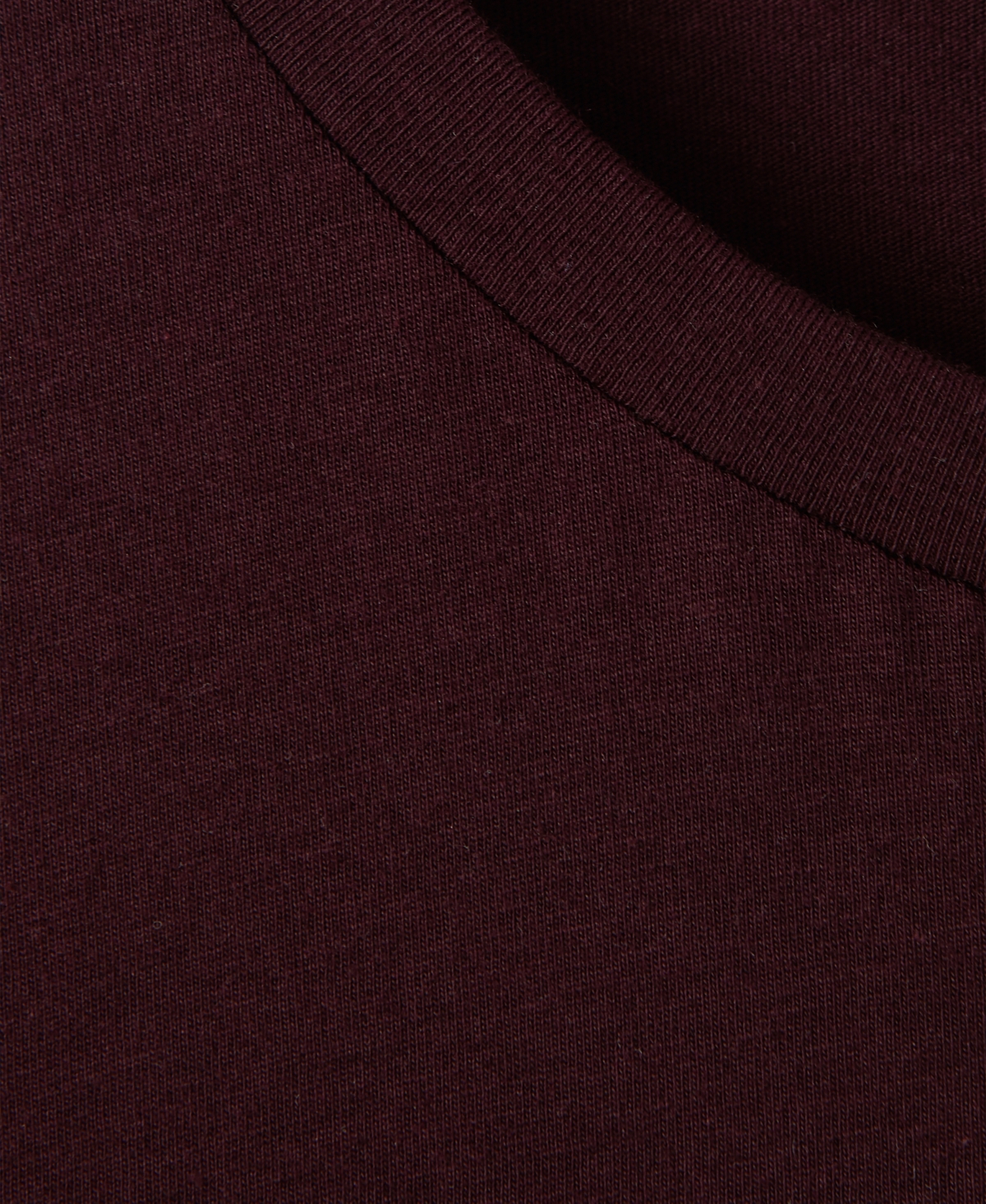 Reiss Men's Cotton Crew Neck T-shirt In Burgundy