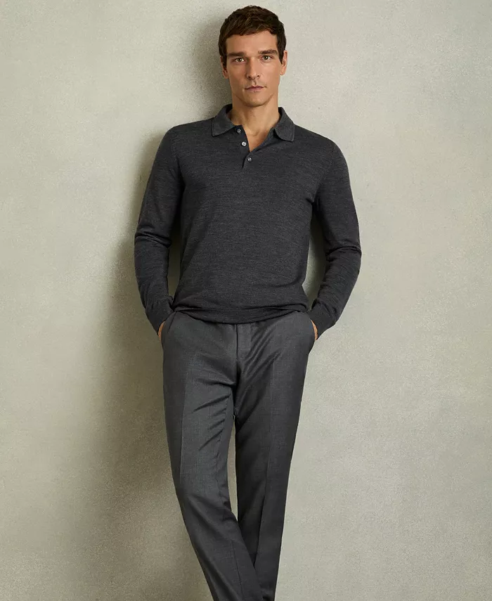 Men's Merino Wool Polo Shirt - thumbnail 10