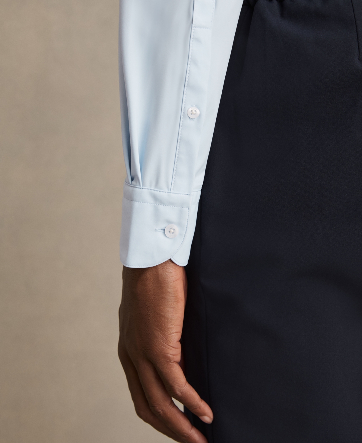 Reiss Men's Long-Sleeve Travel Shirt